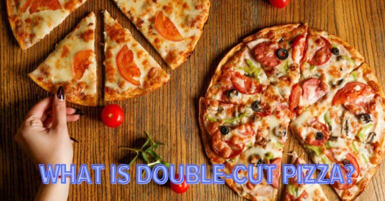 What is double cut pizza?